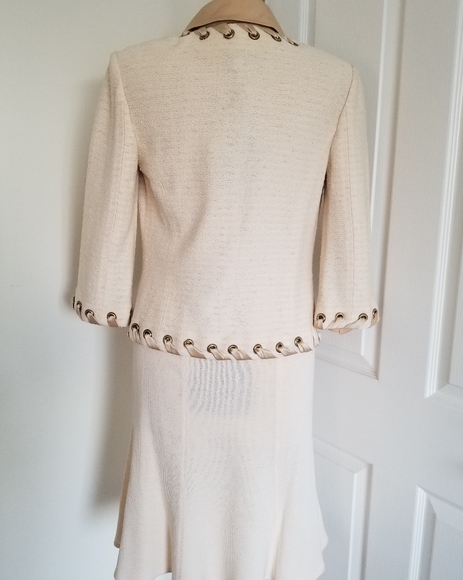 St John Ivory 3pc Suit Size 6 - Picture 2 of 8